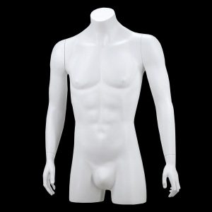 Buste homme blanc avec bras