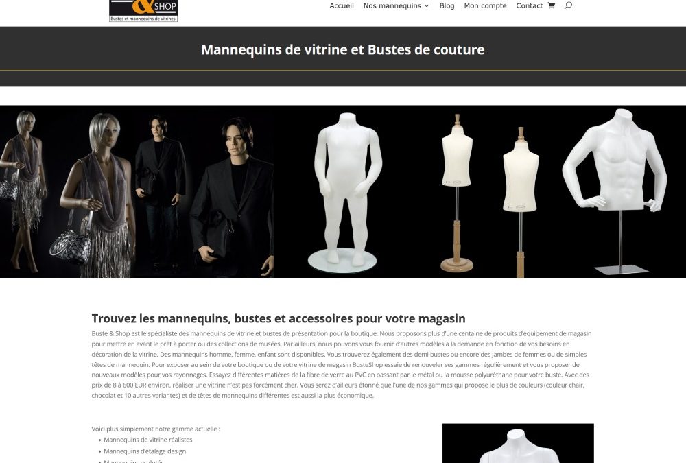 BusteShop.com refond sa boutique avec un nouveau site web !