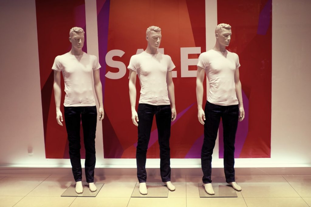 mannequins masculin